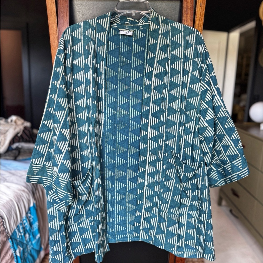 Mahika Kala Handmade Natural Dye Block Print Women's Tunic